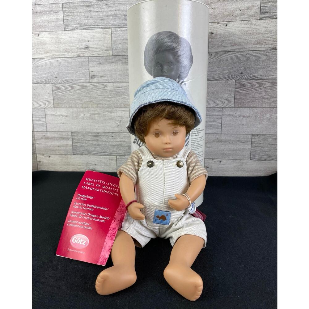 New GOTZ SASHA SIMON Baby Boy Doll 12 in Limited Edition 750 Light Skin Tube